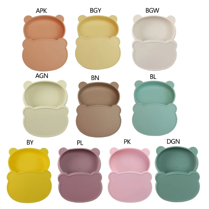 Silicone Stay Put Plate for Baby Suction Cup Bowl Toddler Plate BPA Free Unbreakable Baby Feeding Plate Soft Dinnerware
Silicone Stay Put Plate for Baby Suction Cup Bowl Toddler Plate BPA Free Unbreakable Baby Feeding Plate Soft Dinnerware
