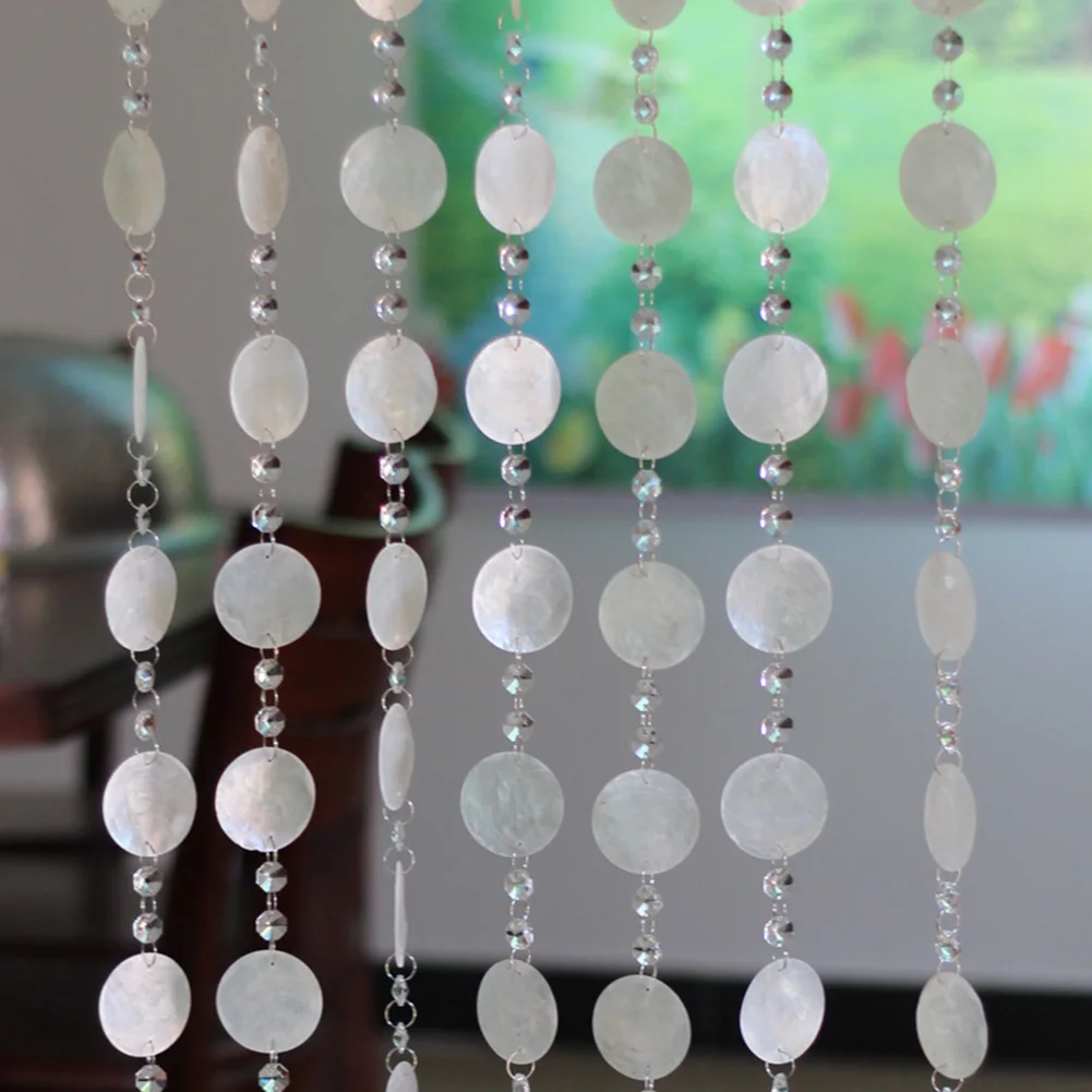 Hanging Crystal Curtain Home Party Pendant Shell String Wedding Window 1meter Balcony Beads DIY Decoration Door
Hanging Crystal Curtain Home Party Pendant Shell String Wedding Window 1meter Balcony Beads DIY Decoration Door