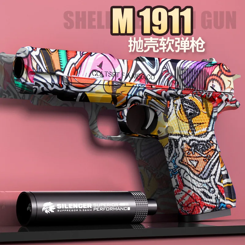 Desert Eagle M1911 граффити игрушки пистолет ракушка выброс пистолет Мягкая Пуля для мальчиков уличные виды спорта CS стрельба пистолет для мальчик...
Desert Eagle M1911 граффити игрушки пистолет ракушка выброс пистолет Мягкая Пуля для мальчиков уличные виды спорта CS стрельба пистолет для мальчик...