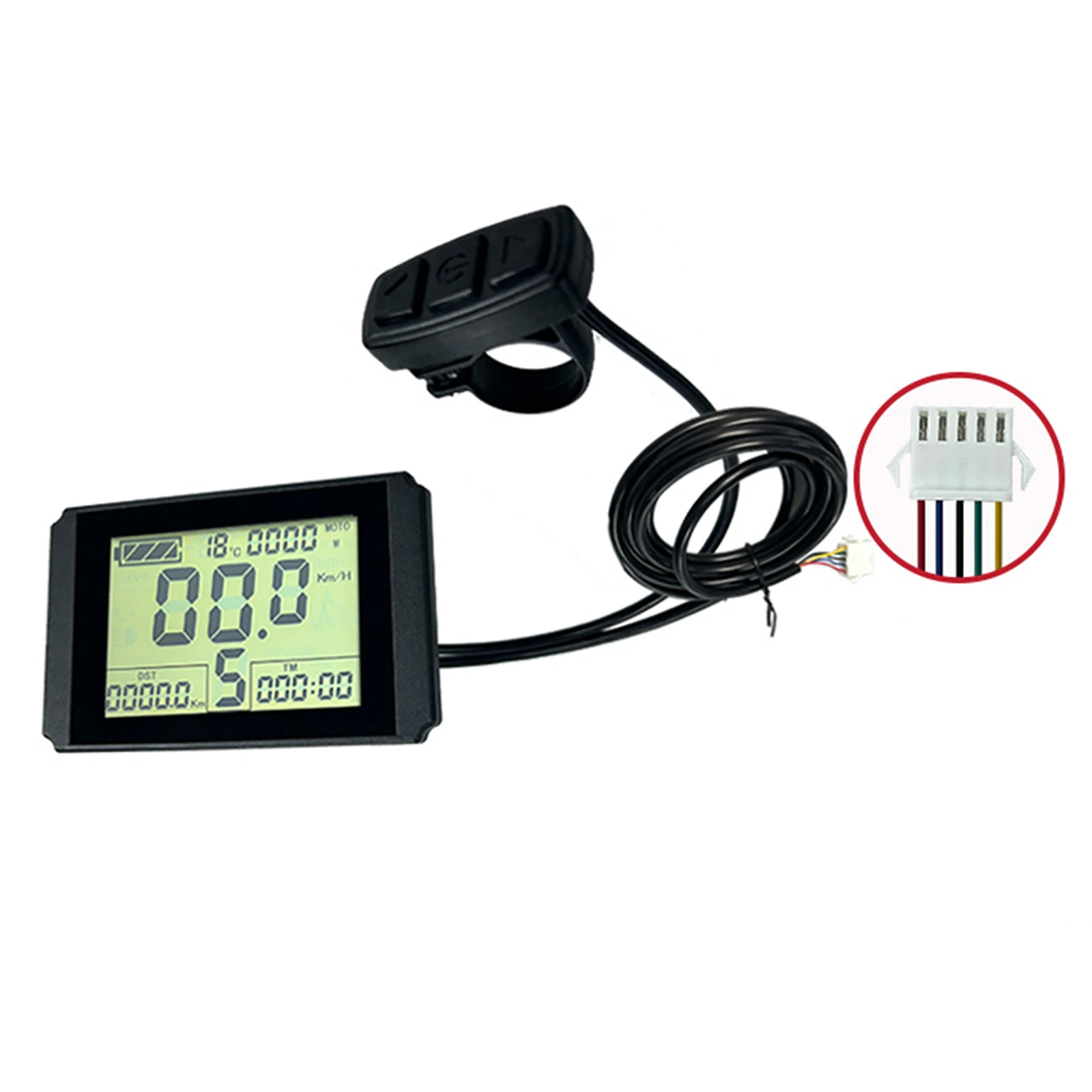Quality Durable New Practical LCD Instrument Display /SM Connector Bicycle Black Useful Display Electric KT-LCD10H
Quality Durable New Practical LCD Instrument Display /SM Connector Bicycle Black Useful Display Electric KT-LCD10H