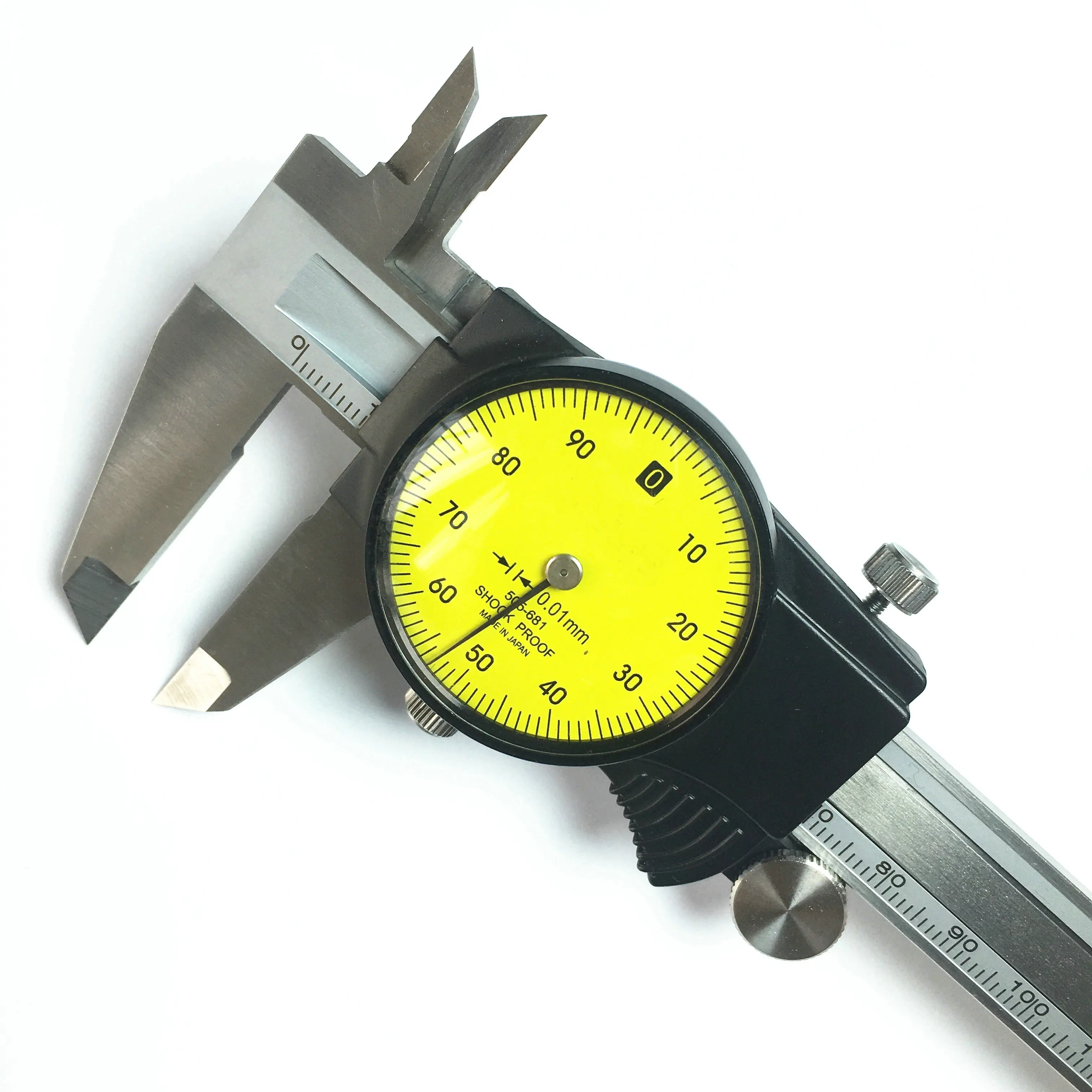 

Mitutoyo Dial Vernier Caliper 6in 0-150mm 505-681 200mm 505-682 Precision 0.01mm Gauge Measuring Stainless Steel Tools Ruler 04
