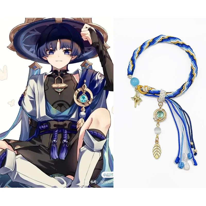 Tighnari Wanderer Xiao Weave Women Bracelet Anime Genshin Impact Bracelets Woman Fashion Cosplay Chain Bangles Gifts Armband 
Tighnari Wanderer Xiao Weave Women Bracelet Anime Genshin Impact Bracelets Woman Fashion Cosplay Chain Bangles Gifts Armband