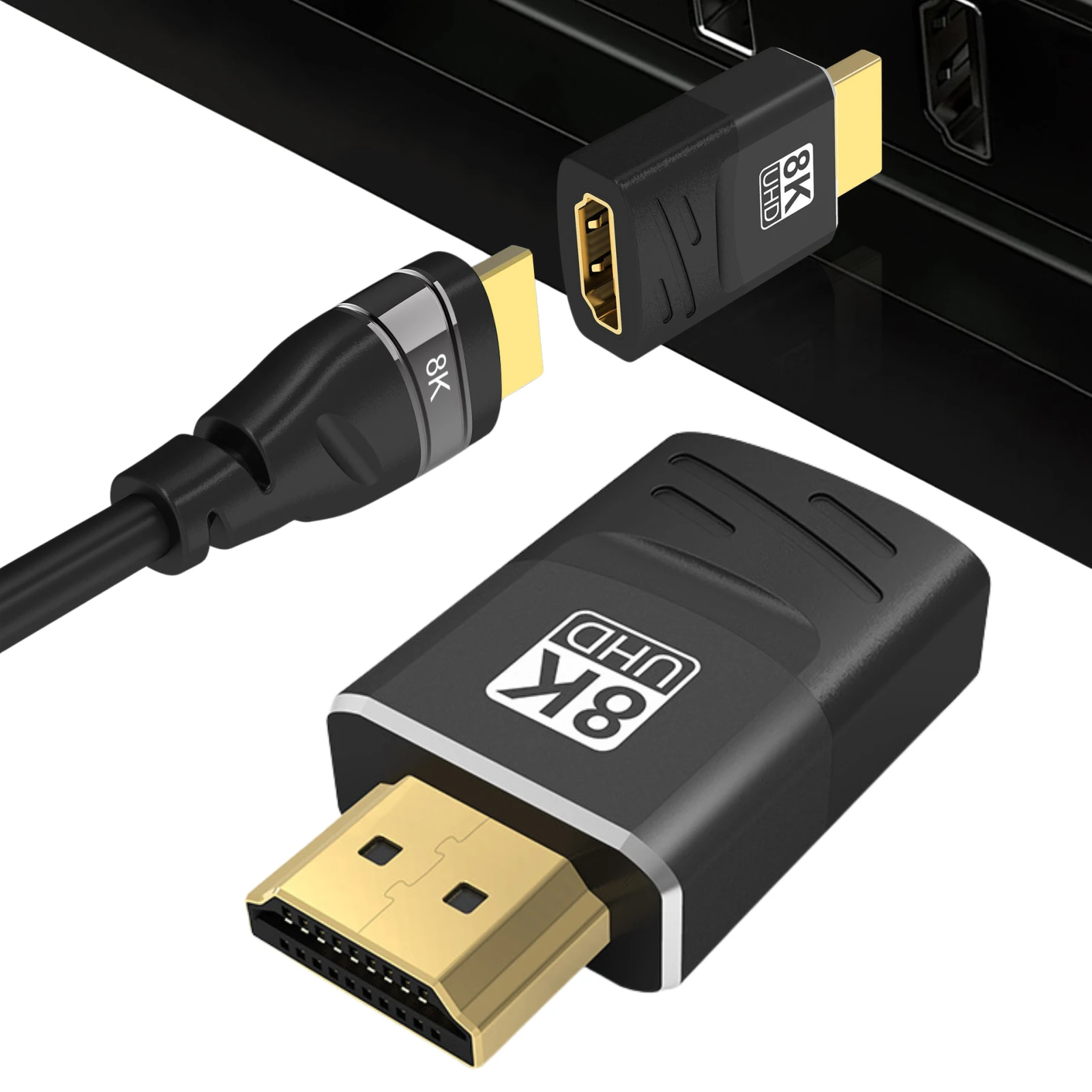 8K DisplayPort to HDMIcompatible Adapter Converter Display Port Male to Female HD TV Cable Adapter Video Audio For PC TV Project
8K DisplayPort to HDMIcompatible Adapter Converter Display Port Male to Female HD TV Cable Adapter Video Audio For PC TV Project
