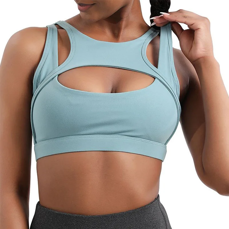 New Hollow Sports Underwear Women‘s Shockproof Bra Running High-intensity Yoga Sports Vest
New Hollow Sports Underwear Women‘s Shockproof Bra Running High-intensity Yoga Sports Vest
