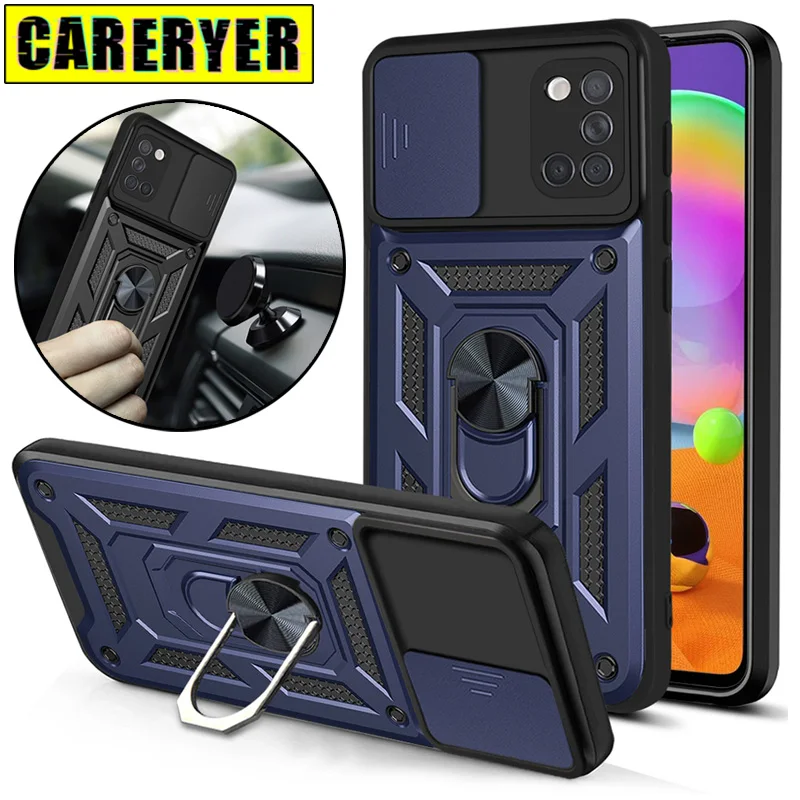 Shockproof Phone Case For Samsung A31 A30 A22 A21S A20 A13 Lite Ring Holder Slide Lens Cover for Galaxy A12 A11 A10S A03 Core
Shockproof Phone Case For Samsung A31 A30 A22 A21S A20 A13 Lite Ring Holder Slide Lens Cover for Galaxy A12 A11 A10S A03 Core