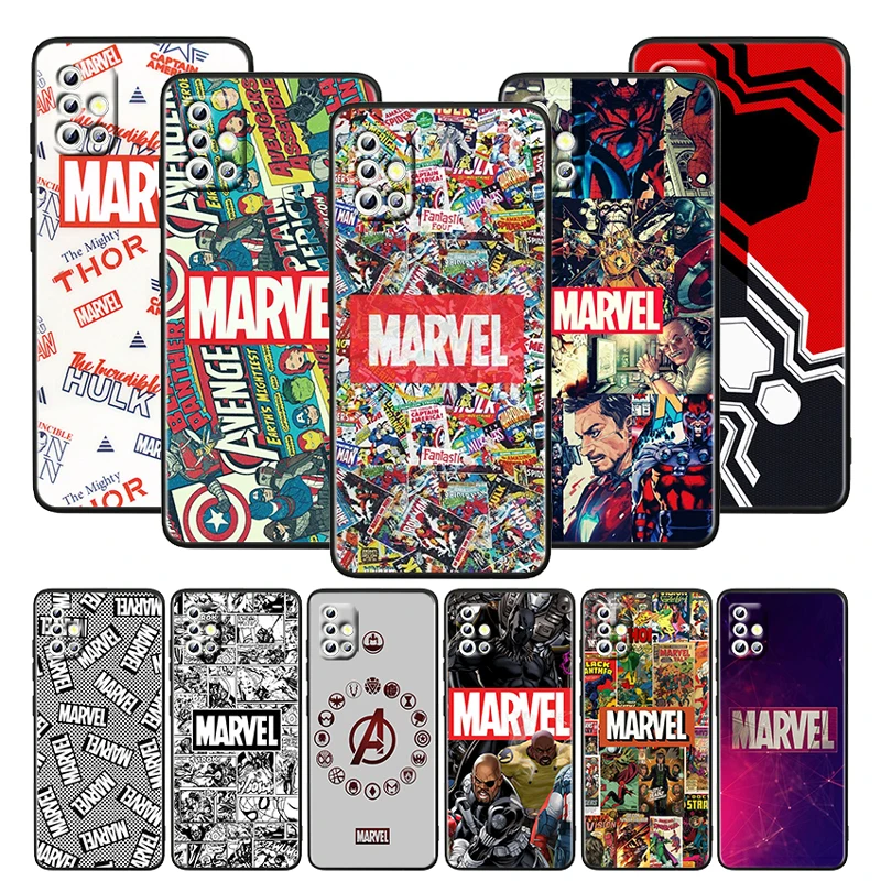 Avengers Marvel Logo For Samsung Galaxy A52S A72 A71 A52 A51 A12 A32 A21S 4G 5G Funda Soft TPU Black Phone Case Capa Cover Coque
Avengers Marvel Logo For Samsung Galaxy A52S A72 A71 A52 A51 A12 A32 A21S 4G 5G Funda Soft TPU Black Phone Case Capa Cover Coque