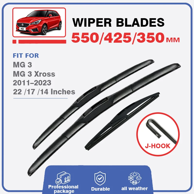 Front Rear Wiper Blades Set For MG 3 2011 - 2023 MG3 Xross Windshield Windscreen Window 22"17"14" Brushes Washer 2016 2019 2014
Front Rear Wiper Blades Set For MG 3 2011 - 2023 MG3 Xross Windshield Windscreen Window 22"17"14" Brushes Washer 2016 2019 2014