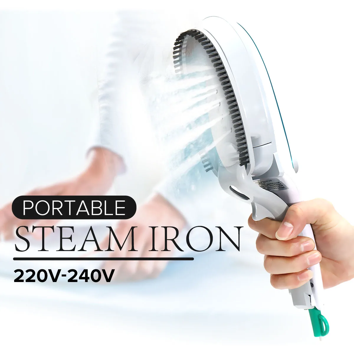 220-240V Handheld Garment Steamer Household Fabric Steam Iron Mini Portable Vertical Fast-Heat For Clothes Ironing EU Plug
220-240V Handheld Garment Steamer Household Fabric Steam Iron Mini Portable Vertical Fast-Heat For Clothes Ironing EU Plug