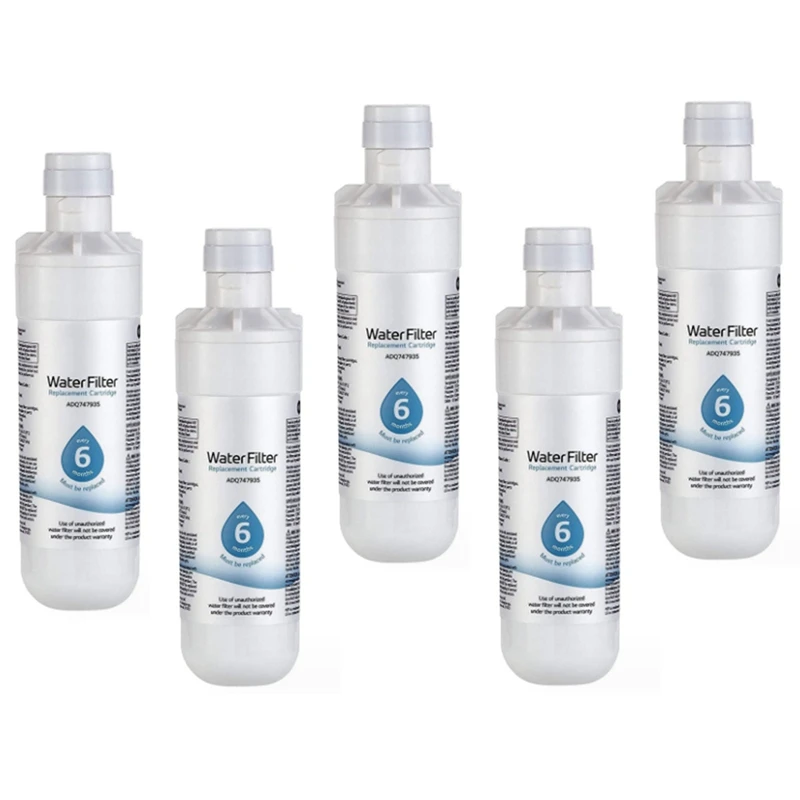 5 PCS LT1000P Replaceable Refrigerator Water Filter White ABS For ADQ74793501 ADQ74793502 MDJ64844601 Water Filter
5 PCS LT1000P Replaceable Refrigerator Water Filter White ABS For ADQ74793501 ADQ74793502 MDJ64844601 Water Filter