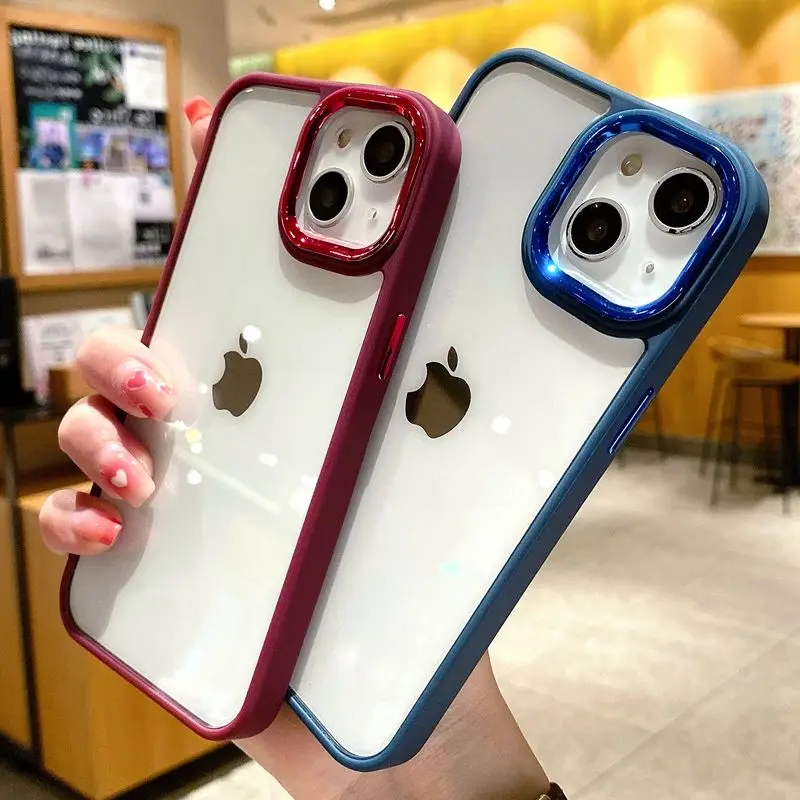 Luxury Transparent Phone Case For iPhone 11 12 13 Pro Max XS X XR 7 8 Plus Shockproof Bumper Cases Cover
Luxury Transparent Phone Case For iPhone 11 12 13 Pro Max XS X XR 7 8 Plus Shockproof Bumper Cases Cover