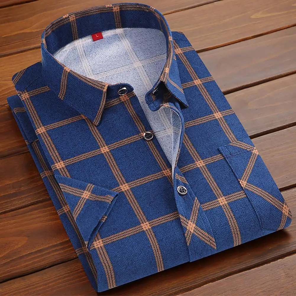Turn-down Collar Great Plus Size Plaid Summer Top Slim Fit Summer Shirt Pocket for Dating
Turn-down Collar Great Plus Size Plaid Summer Top Slim Fit Summer Shirt Pocket for Dating