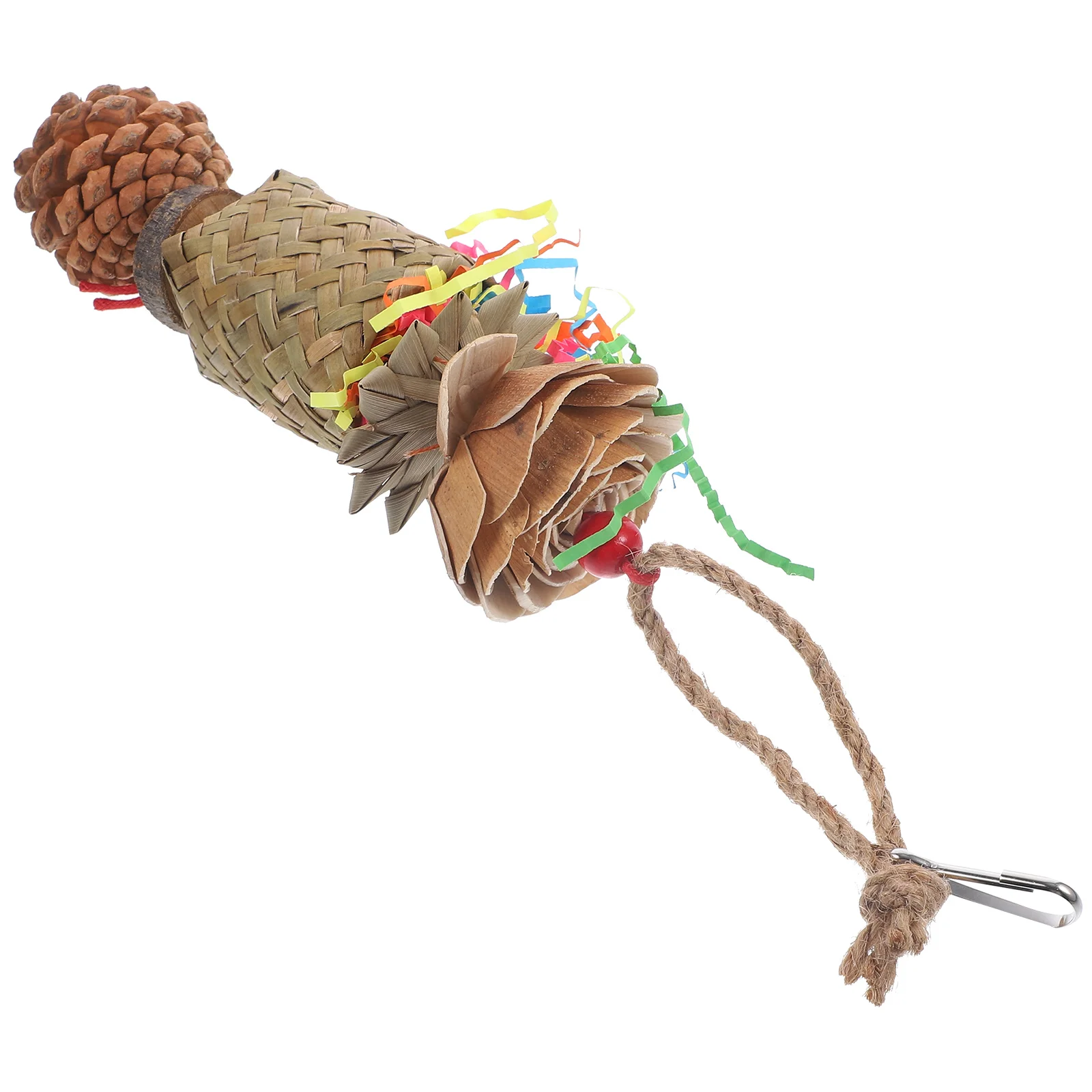 Natural Parrot Toy Bird Chewing Woven Bark Birdcage Hanging Toy Bird Wood Foraging Toy
Natural Parrot Toy Bird Chewing Woven Bark Birdcage Hanging Toy Bird Wood Foraging Toy