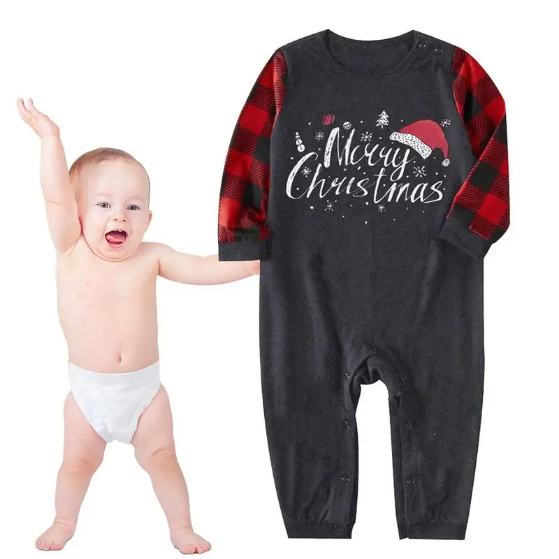 

Семейные рождественские одинаковые пижамы, взрослые, дети, семейные одинаковые наряды, топ-брюки, Рождественская пижама с принтом, подходит для Рождества