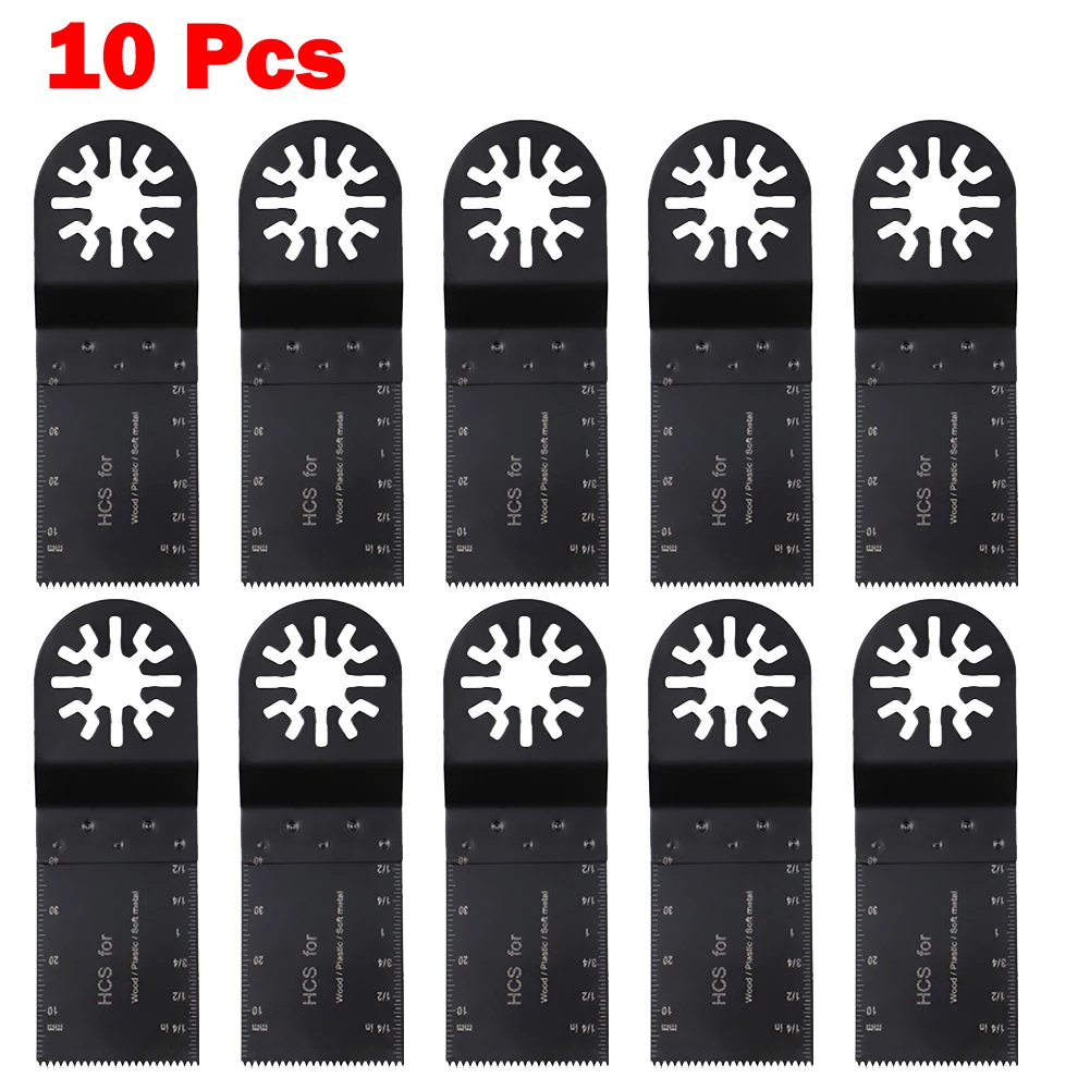 10 Pcs 35mm Oscillating Blades Multi Tool Saw Blades For Wood Plastic Cutting Power Carpentry Woodworking Tools Accessories
10 Pcs 35mm Oscillating Blades Multi Tool Saw Blades For Wood Plastic Cutting Power Carpentry Woodworking Tools Accessories