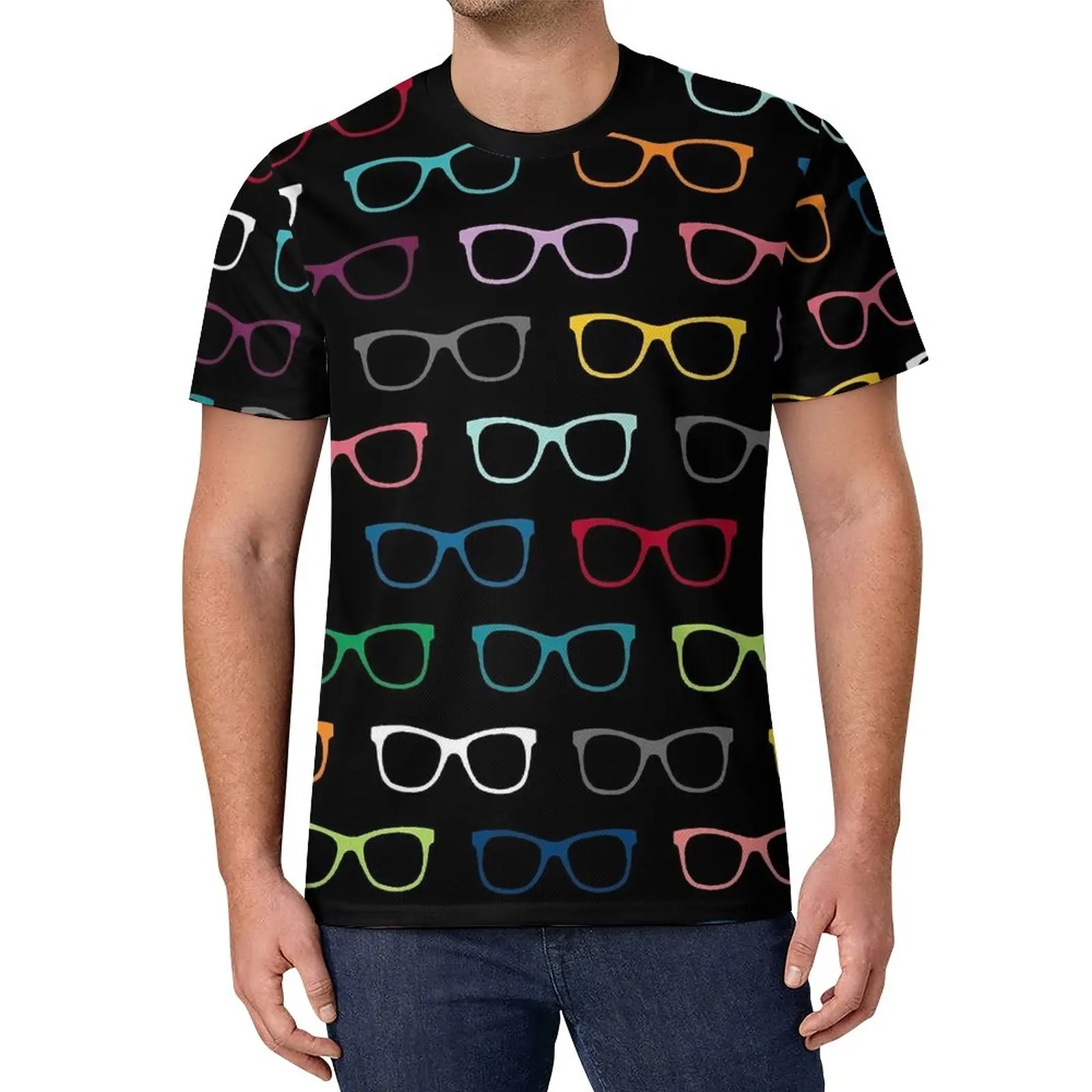 Colorful Glasses T Shirt Hipster Eyeglasses Vintage T Shirts Kawaii Tee Shirt Summer Short-Sleeved Custom Tops
Colorful Glasses T Shirt Hipster Eyeglasses Vintage T Shirts Kawaii Tee Shirt Summer Short-Sleeved Custom Tops