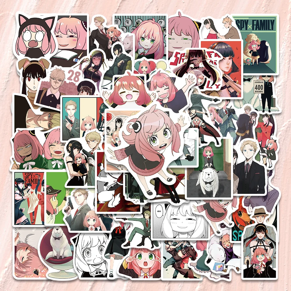 10/50PCS Anime Spy X Family Cartoon Stickers Motorcycle Laptop Skateboard Luggage Suitcase Phone Graffiti Cute Stickers Kids Toy
10/50PCS Anime Spy X Family Cartoon Stickers Motorcycle Laptop Skateboard Luggage Suitcase Phone Graffiti Cute Stickers Kids Toy