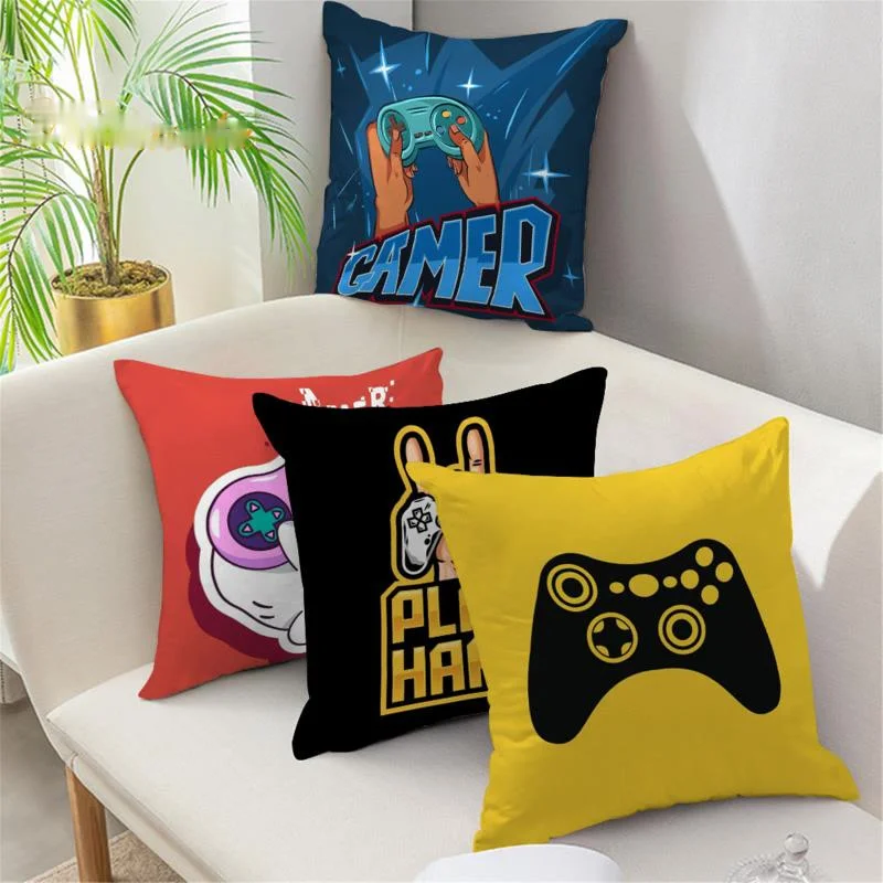 45X45CM Hot Game Theme Throw Pillow Case Novelty Gaming Controller Decorative Cushion Cover Cool Game Gamer Gifts Home Decor
45X45CM Hot Game Theme Throw Pillow Case Novelty Gaming Controller Decorative Cushion Cover Cool Game Gamer Gifts Home Decor