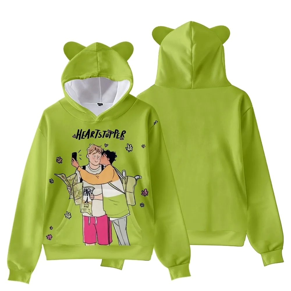 Heartstopper Hoodies Cat Ear Sweatshirt Cute Boys/Girls Pullovers Harajuku Fashion Hoody Heartstopper Clothes
Heartstopper Hoodies Cat Ear Sweatshirt Cute Boys/Girls Pullovers Harajuku Fashion Hoody Heartstopper Clothes