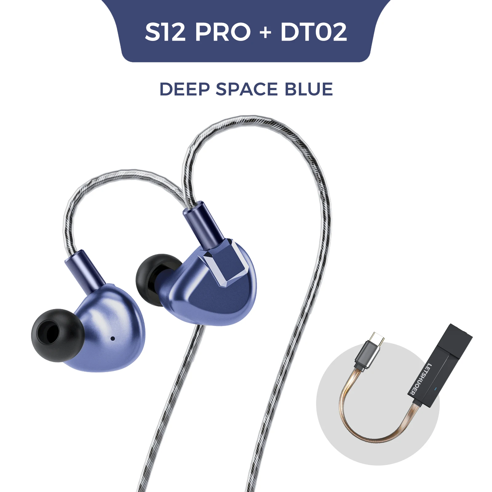 Letshuoer S12 PRO + DT02 | Строгальный Магнитный драйвер 14,8 мм с серебряным покрытием, монокристаллический и DAC комплект
Letshuoer S12 PRO + DT02 | Строгальный Магнитный драйвер 14,8 мм с серебряным покрытием, монокристаллический и DAC комплект
