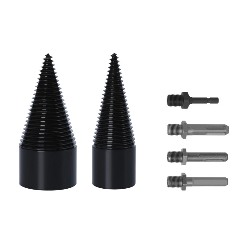 7pcs Wood Splitter Drill Bit Set with Rod Chop Firewood Log Electric Cone Parts Woodworking Machine Drilling Tool 
7pcs Wood Splitter Drill Bit Set with Rod Chop Firewood Log Electric Cone Parts Woodworking Machine Drilling Tool