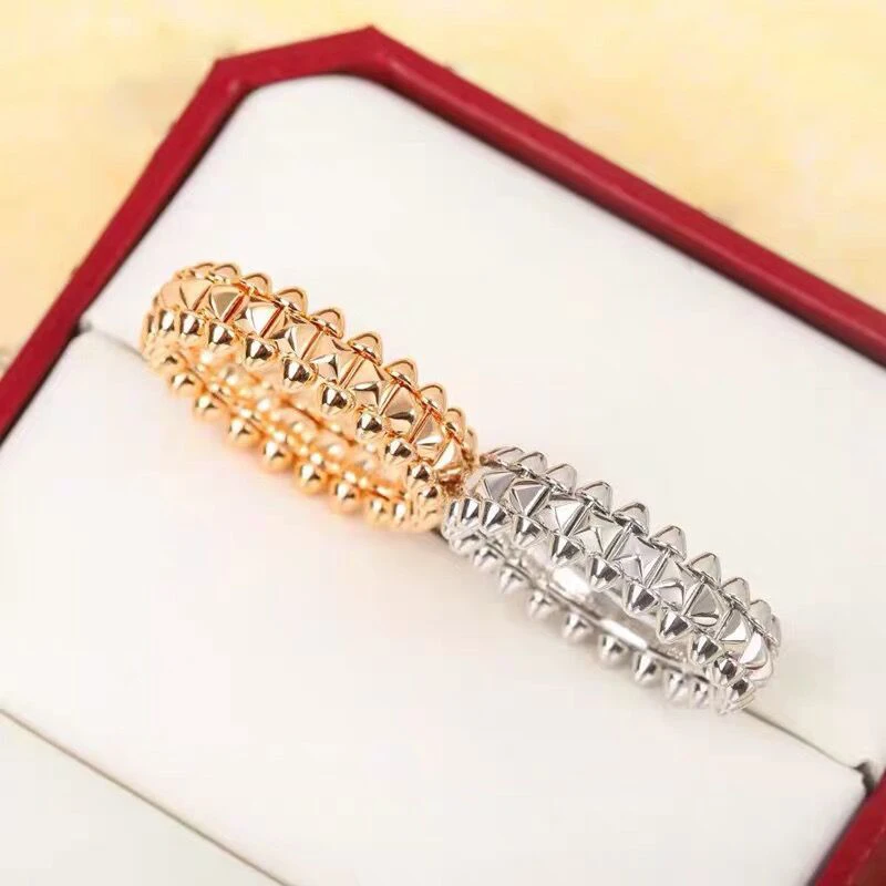European Classic Hot Selling 925 Sterling Silver Rivet Ring Women's Punk Fashion Luxury Brand High End Jewelry Couple Party Gift
European Classic Hot Selling 925 Sterling Silver Rivet Ring Women's Punk Fashion Luxury Brand High End Jewelry Couple Party Gift
