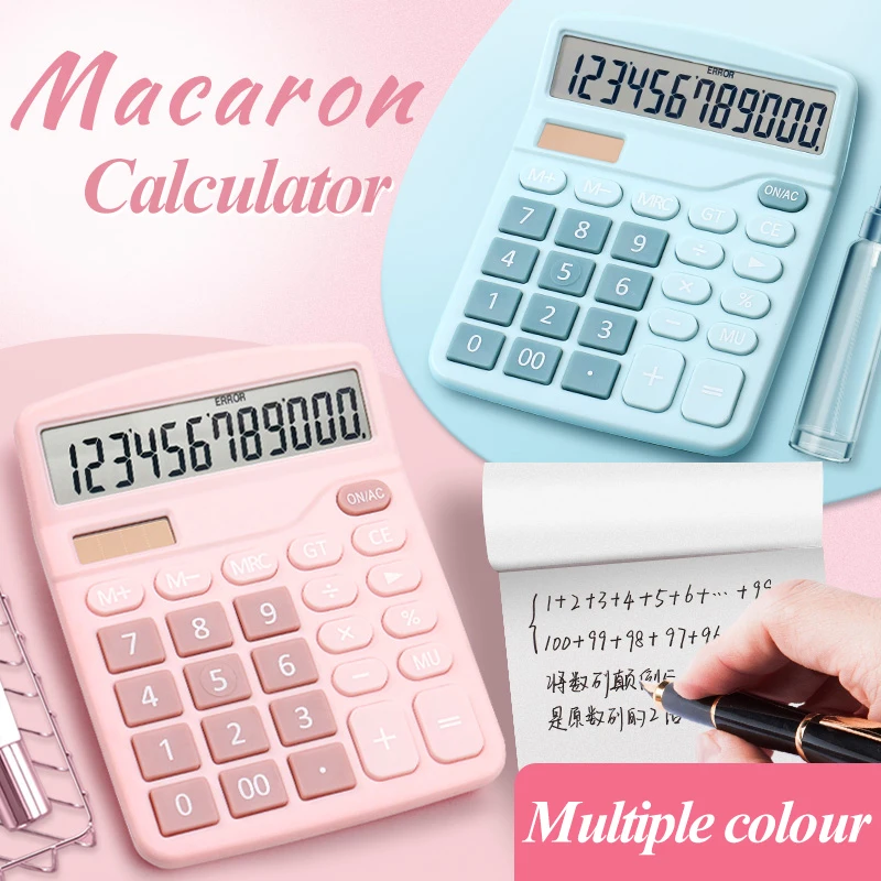 

8 Digit Muti-Functional Computer Calculator Digits Large Computer Keys For High School University Students Office Stationery Set