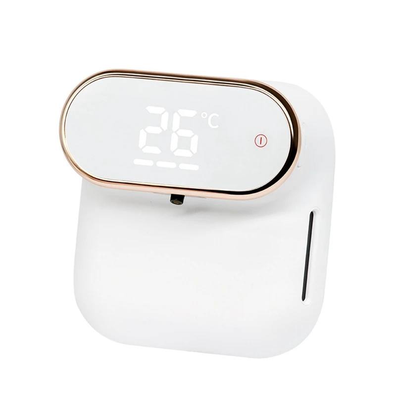 Wall Mounted Automatic Liquid Soap Dispenser LED Temperature Display USB Rechargeable Infrared Sensor Foam Machine
Wall Mounted Automatic Liquid Soap Dispenser LED Temperature Display USB Rechargeable Infrared Sensor Foam Machine