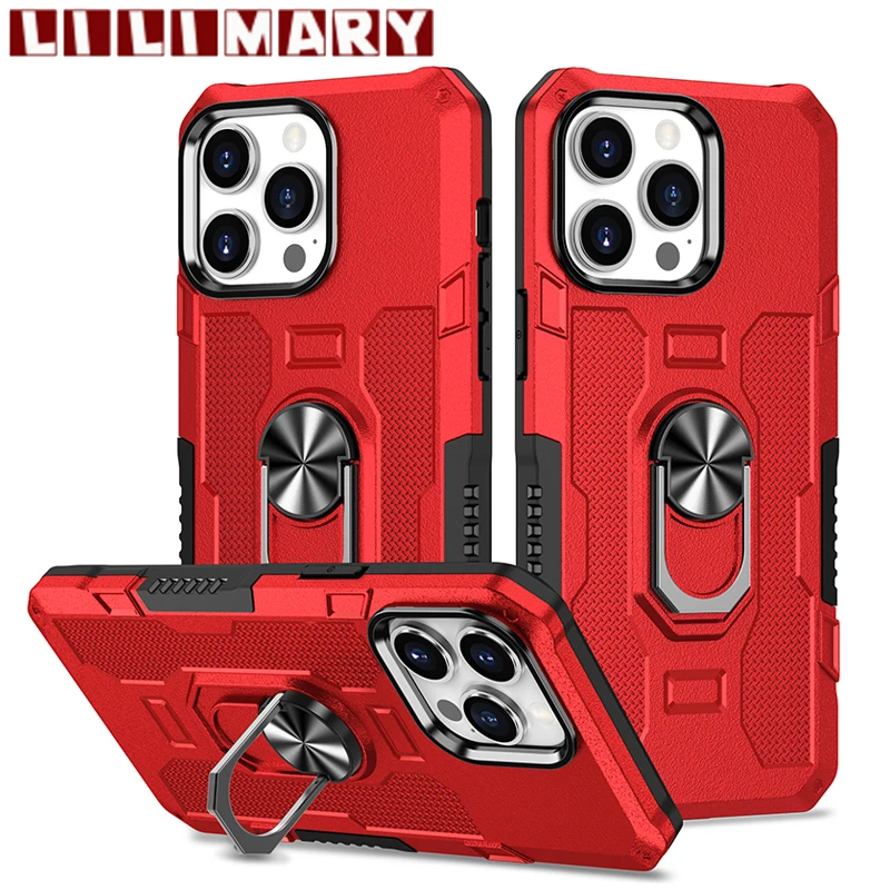 Shockproof Phone Case For iPhone 14 13 12 11 ProMax 13ProMax 14Max Magnetic Ring Bracket Armor Cover For iPhone XS Max XR X Case
Shockproof Phone Case For iPhone 14 13 12 11 ProMax 13ProMax 14Max Magnetic Ring Bracket Armor Cover For iPhone XS Max XR X Case