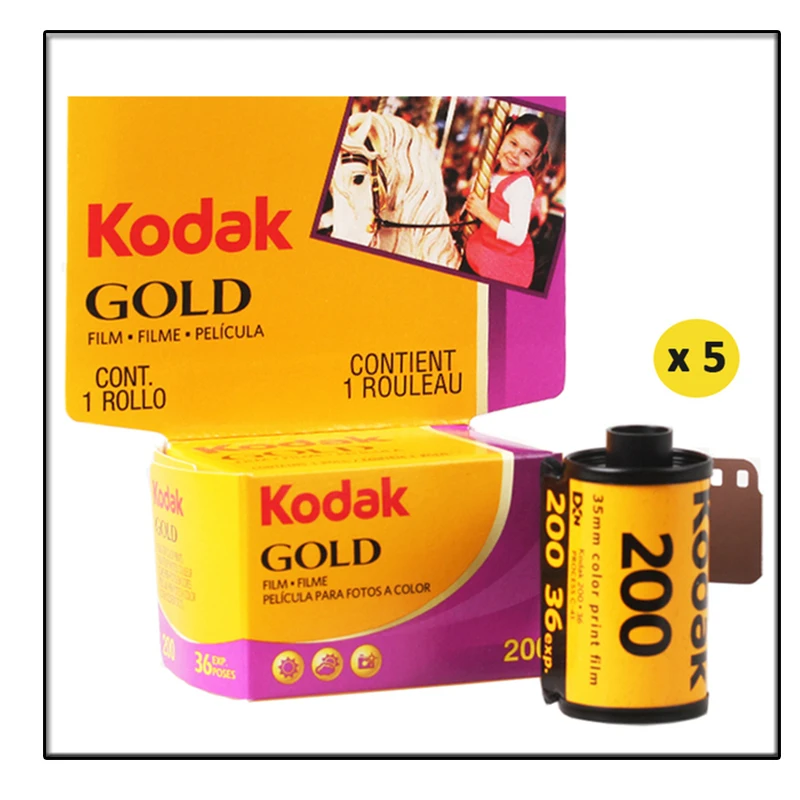 1-10 Rolls KODAK GOLD 200 35mm Film 36 Exposure per Roll Fit For M35 / M38 Camera (Expiration Date: 9/2023) Classic Film
1-10 Rolls KODAK GOLD 200 35mm Film 36 Exposure per Roll Fit For M35 / M38 Camera (Expiration Date: 9/2023) Classic Film