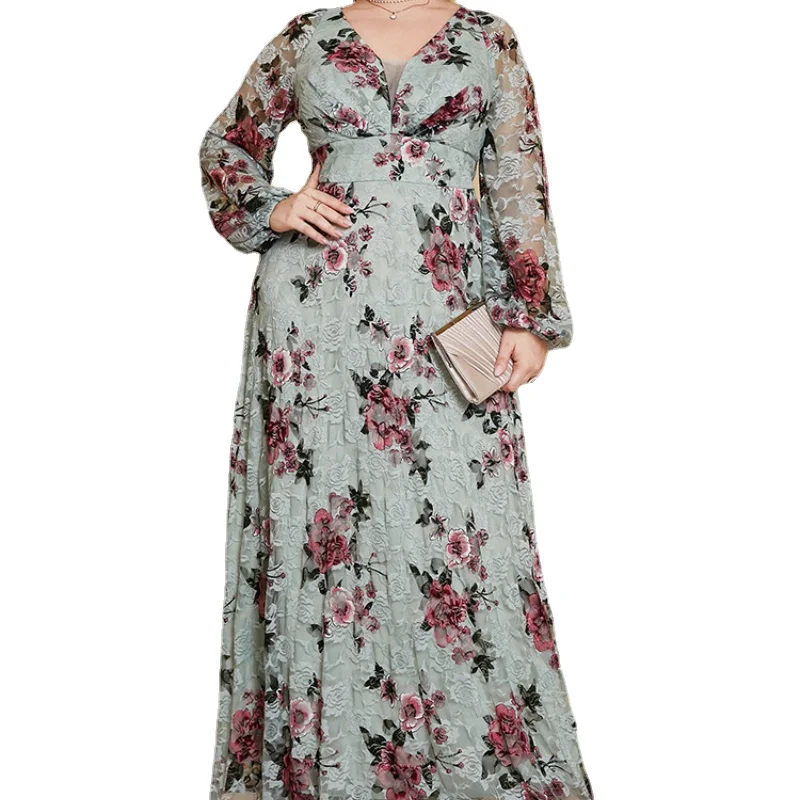Women Maxi Dresses 2022 Luxury Designer Chic Elegant Long Sleeve Muslim Turkish Evening Party Festival Clothing L- 4XL
Women Maxi Dresses 2022 Luxury Designer Chic Elegant Long Sleeve Muslim Turkish Evening Party Festival Clothing L- 4XL