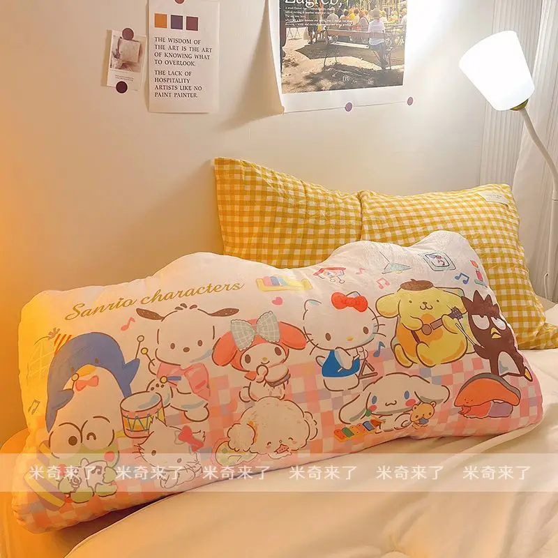 Милая длинная подушка Sanrios Cinnamoroll Kuromi, аниме мультяшная креативная подушка для дивана, симпатичная прикроватная спинка для спальни
Милая длинная подушка Sanrios Cinnamoroll Kuromi, аниме мультяшная креативная подушка для дивана, симпатичная прикроватная спинка для спальни