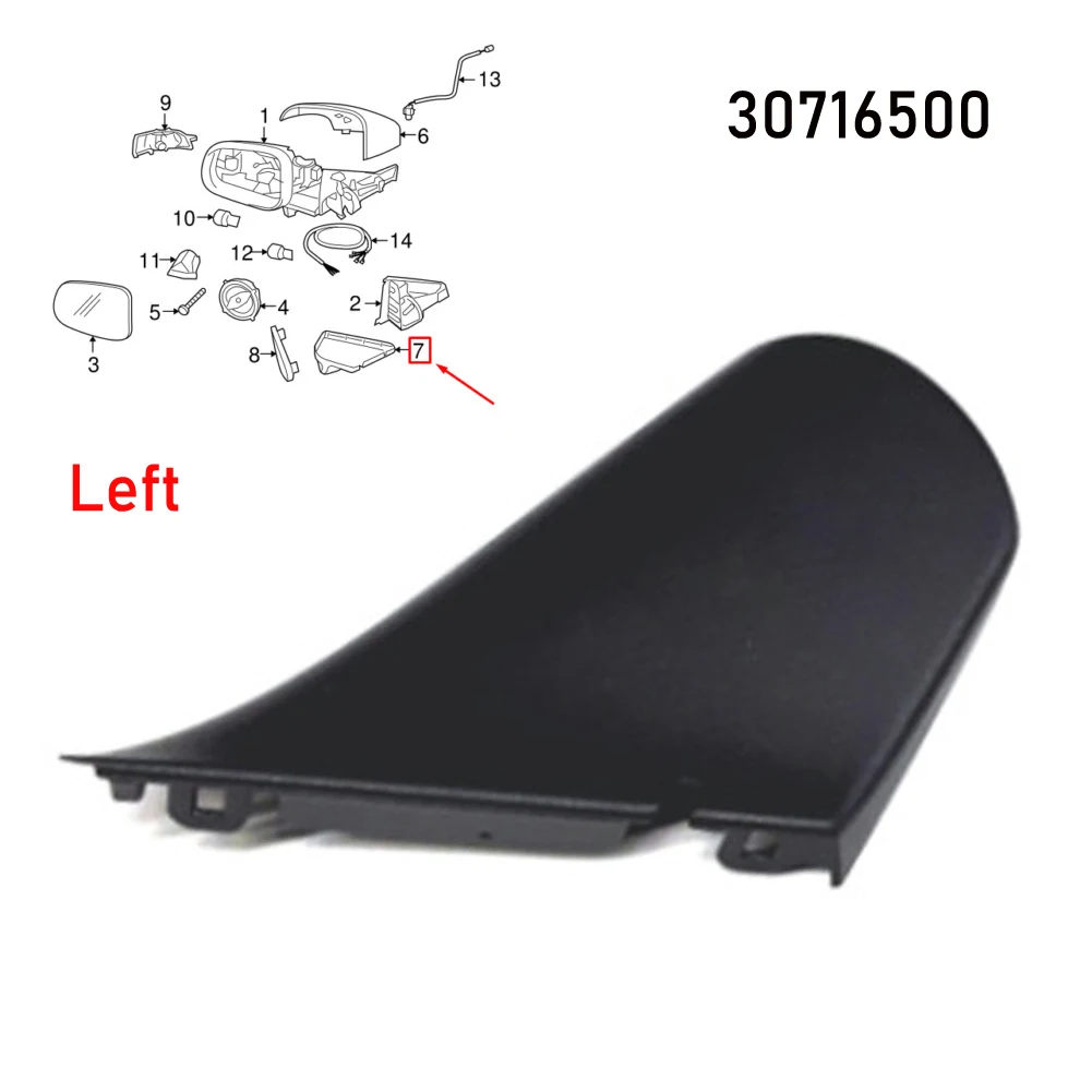 Car Mirror Lower Cover Front Left Exterior Part Front Left Plastic Replacement Part 30716500 Car Accessories None
Car Mirror Lower Cover Front Left Exterior Part Front Left Plastic Replacement Part 30716500 Car Accessories None