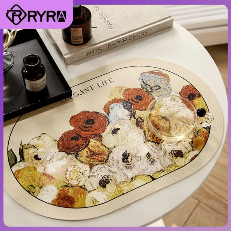 Artistic Western Style Place Mat Heat Insulation 1pcs Waterproof And Oil-proof Scrubbing Mouse Pad Nordic Oil Painting Style
Artistic Western Style Place Mat Heat Insulation 1pcs Waterproof And Oil-proof Scrubbing Mouse Pad Nordic Oil Painting Style
