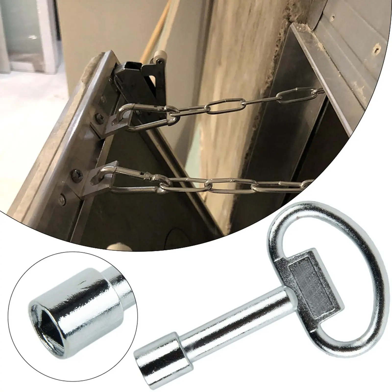 Bathroom Home Valve Key Valve Switch Control Cabinet 2PCS Corrosion Resistance Rust Prevention Silver Zinc Alloy
Bathroom Home Valve Key Valve Switch Control Cabinet 2PCS Corrosion Resistance Rust Prevention Silver Zinc Alloy