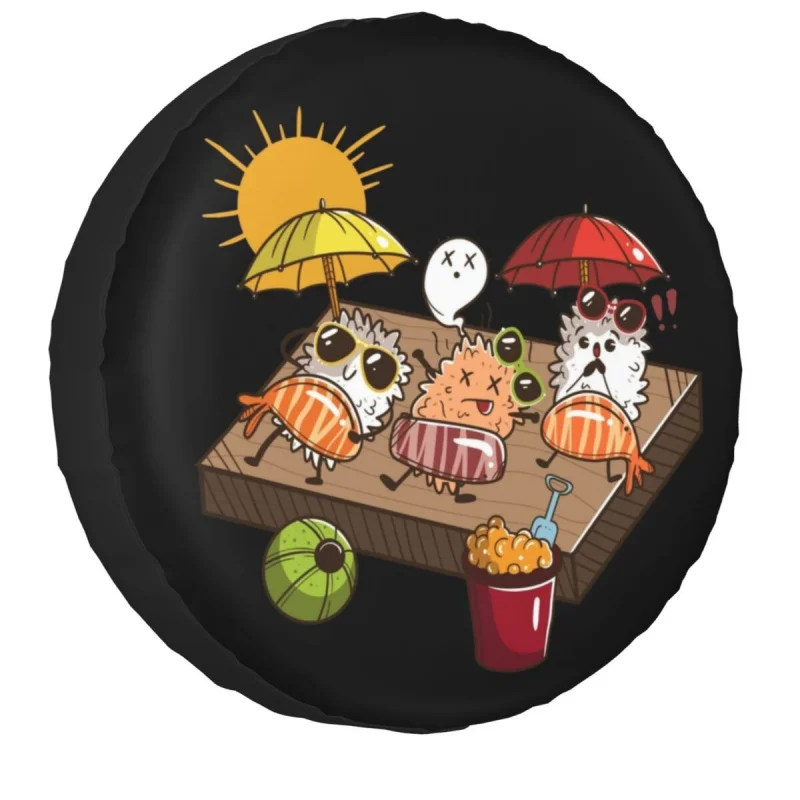 Sushi Design Gift Spare Tire Cover for Jeep Hummer Custom Japanese Food Anime Cartoon Car Wheel Covers 14" 15" 16" 17"
Sushi Design Gift Spare Tire Cover for Jeep Hummer Custom Japanese Food Anime Cartoon Car Wheel Covers 14" 15" 16" 17"