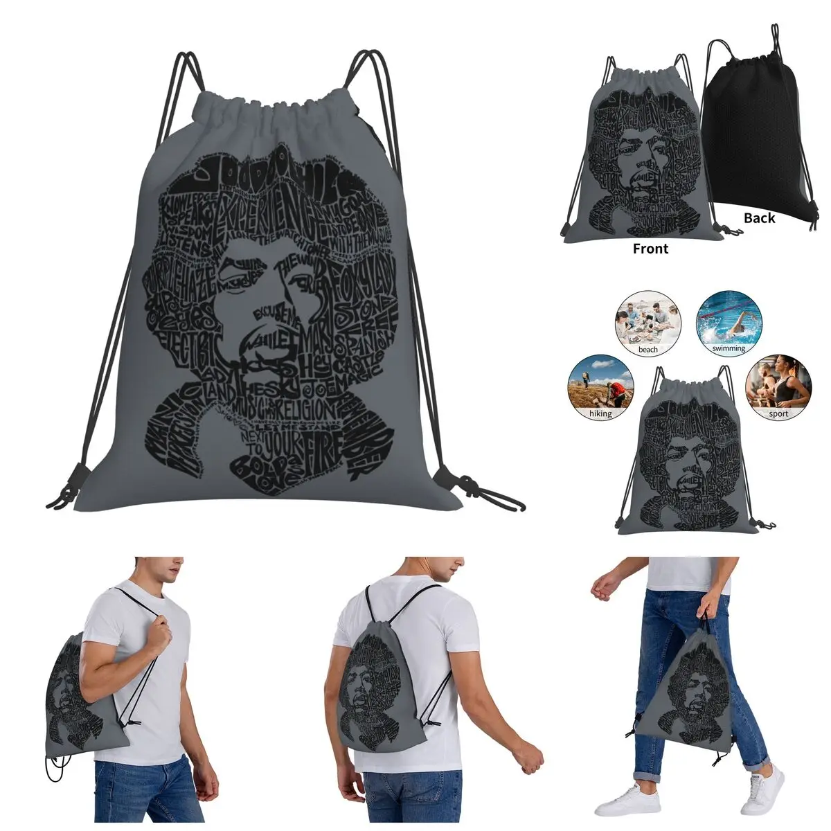 Backpack Funny Novelty Drawstring Bags Gym Bag Jimi And Hendrix Artwork Pullover Hoodie Hot Sale Outdoor Portable Backpack
Backpack Funny Novelty Drawstring Bags Gym Bag Jimi And Hendrix Artwork Pullover Hoodie Hot Sale Outdoor Portable Backpack