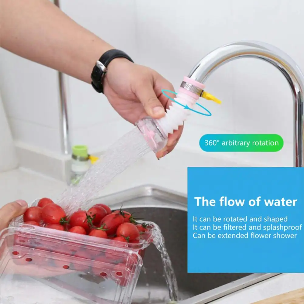 Water Tap Extender 360-Degree Rotatable Food Grade Plastic Faucet Filter Spray Head Extender Replacement Part Kitchen Supplies
Water Tap Extender 360-Degree Rotatable Food Grade Plastic Faucet Filter Spray Head Extender Replacement Part Kitchen Supplies
