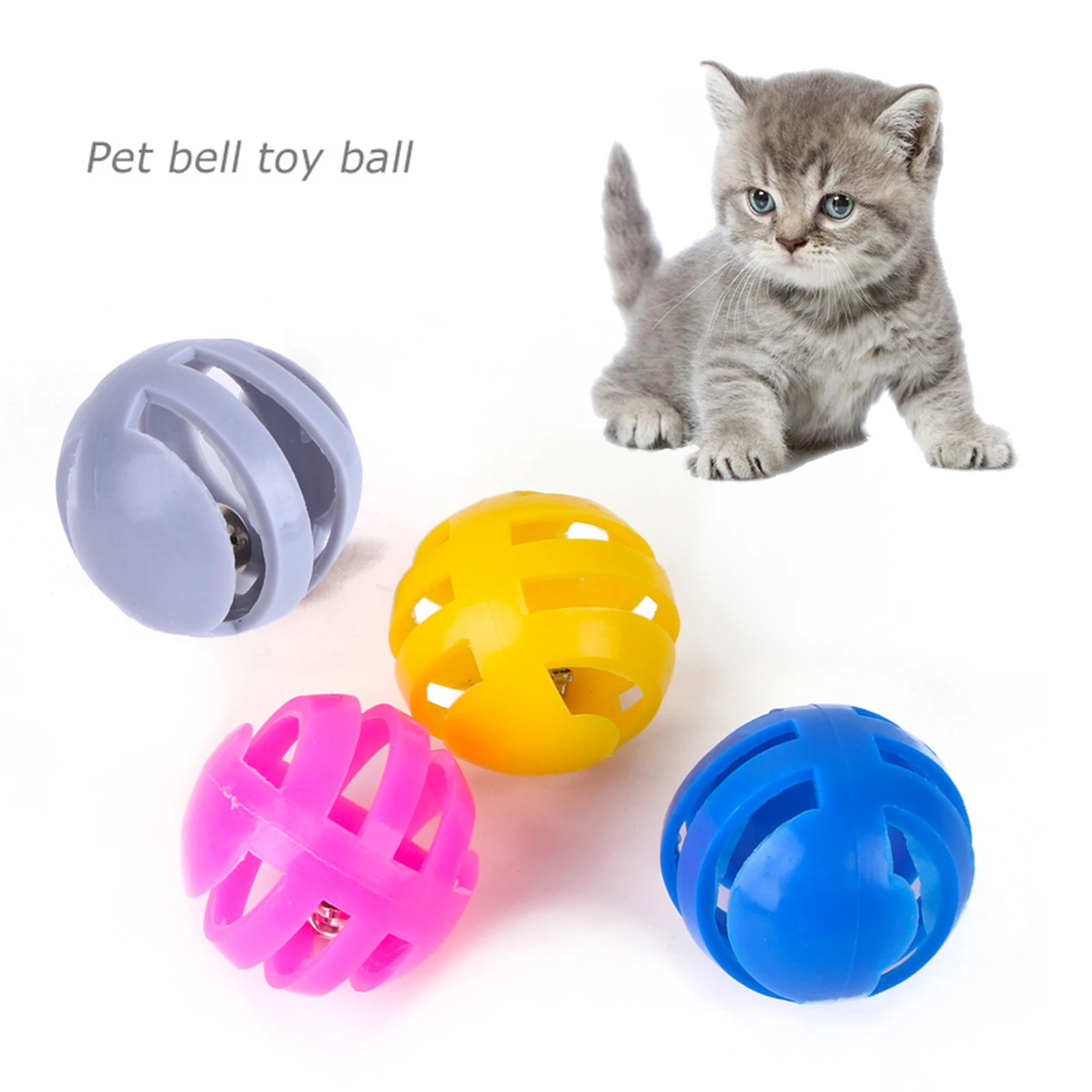 3.5cm Cat Rolling Bell Ball Toys Plastic Hollow Out Interactive Kitten Sound Chewing Toys Cat Favors Pet Supplies New 1Pcs
3.5cm Cat Rolling Bell Ball Toys Plastic Hollow Out Interactive Kitten Sound Chewing Toys Cat Favors Pet Supplies New 1Pcs