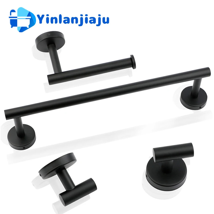 Bathroom Hardware Set Accessories Kit Brushed Stainless Steel Round Wall Rack Hand Bar Toilet Roll Paper Holder Robe Towel Hook
Bathroom Hardware Set Accessories Kit Brushed Stainless Steel Round Wall Rack Hand Bar Toilet Roll Paper Holder Robe Towel Hook