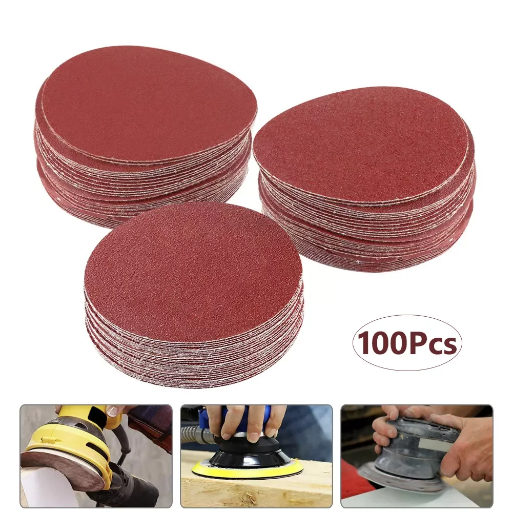 5 Inch 125MM Sandpaper Brushed Back For Sander Red Round Sanding Paper Disk Sand Sheets Grit 60-2000 Hook Loop Disc
5 Inch 125MM Sandpaper Brushed Back For Sander Red Round Sanding Paper Disk Sand Sheets Grit 60-2000 Hook Loop Disc