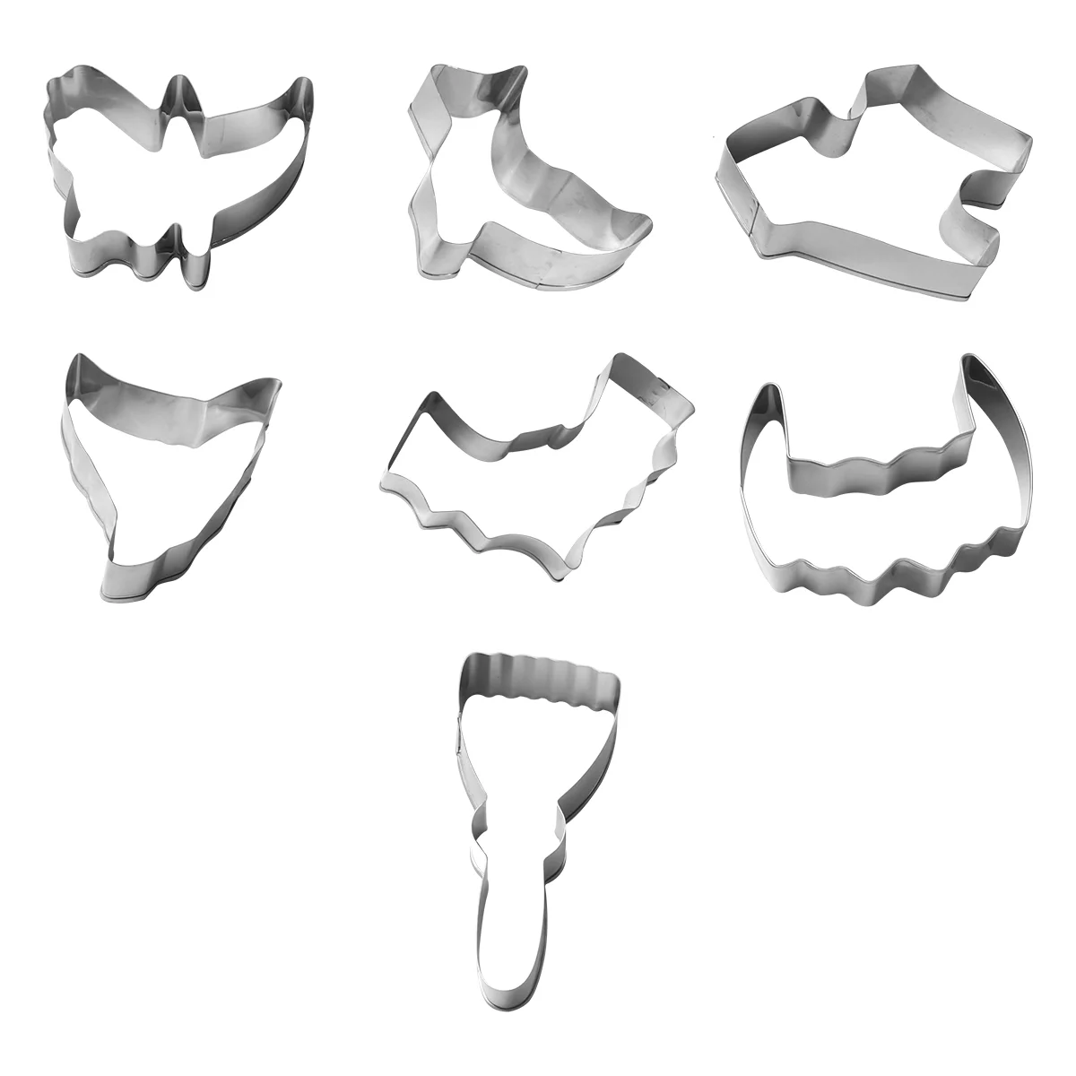 7pcs Cookie Set Castle Bat Witch Shape Stainless Biscuit Molds for Making Muffins Biscuits Sandwiches
7pcs Cookie Set Castle Bat Witch Shape Stainless Biscuit Molds for Making Muffins Biscuits Sandwiches