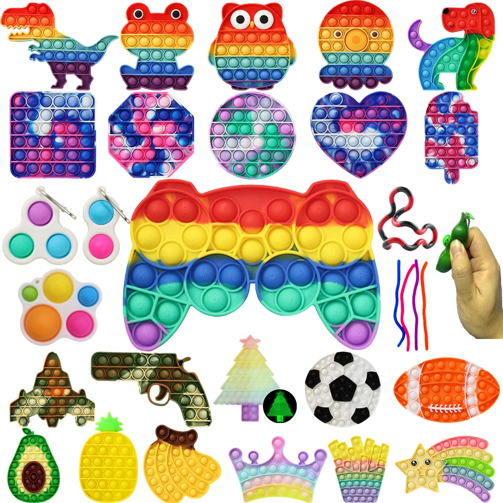 Fidget Toys Push Bubble Antistress Squishy Toy For Kids Adult Squishy Sensory Games Child Autism Toy Relax Stress Reliever Toys
Fidget Toys Push Bubble Antistress Squishy Toy For Kids Adult Squishy Sensory Games Child Autism Toy Relax Stress Reliever Toys