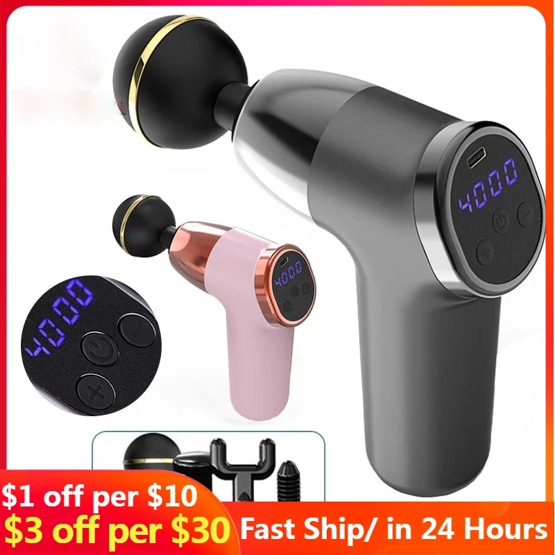 FULI Mini massage gun USB charging electric massager fitness exercise muscle relaxation body relaxation fitness equipment
FULI Mini massage gun USB charging electric massager fitness exercise muscle relaxation body relaxation fitness equipment
