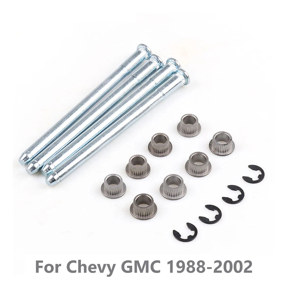 Door Hinge Pins Pin and Bushing Kit For 88-02 Chevy For GMC Fullsize Truck SUV 1988-2002
Door Hinge Pins Pin and Bushing Kit For 88-02 Chevy For GMC Fullsize Truck SUV 1988-2002