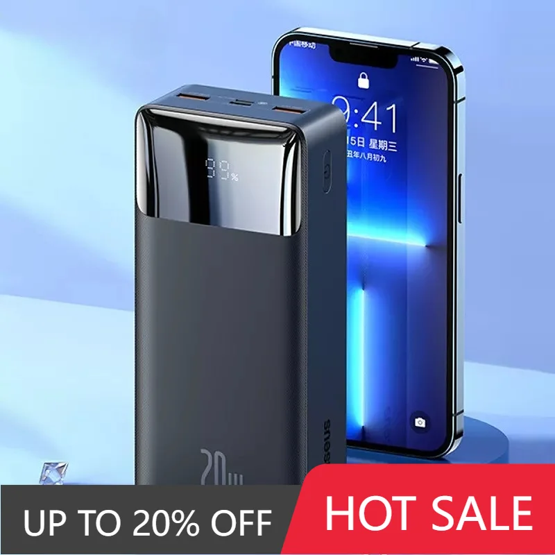 2023 Baseus Supply Digital Display Mobile Power Bank Two-way Fast Charge Multi-port Supply 30,000mah 20W for Apple Android
2023 Baseus Supply Digital Display Mobile Power Bank Two-way Fast Charge Multi-port Supply 30,000mah 20W for Apple Android