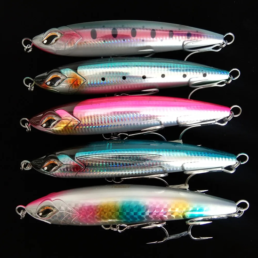 Приманка NOEBY 5 шт. Topwater для рыбалки карандаш 190 мм 86 г, плавающая приманка, воблер, искусственная жесткая приманка для телефона
Приманка NOEBY 5 шт. Topwater для рыбалки карандаш 190 мм 86 г, плавающая приманка, воблер, искусственная жесткая приманка для телефона