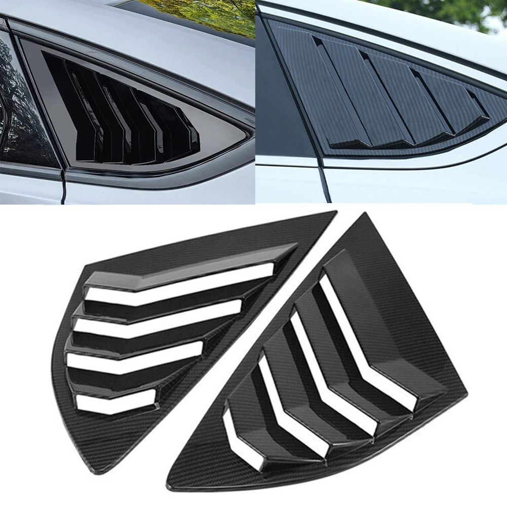 2Pcs (Left+Right) Car Rear Side Door Glass Louvers Cover For Ford For Mondeo For Fusion 2013-2021 Carbon Fiber / Gloss Black
2Pcs (Left+Right) Car Rear Side Door Glass Louvers Cover For Ford For Mondeo For Fusion 2013-2021 Carbon Fiber / Gloss Black