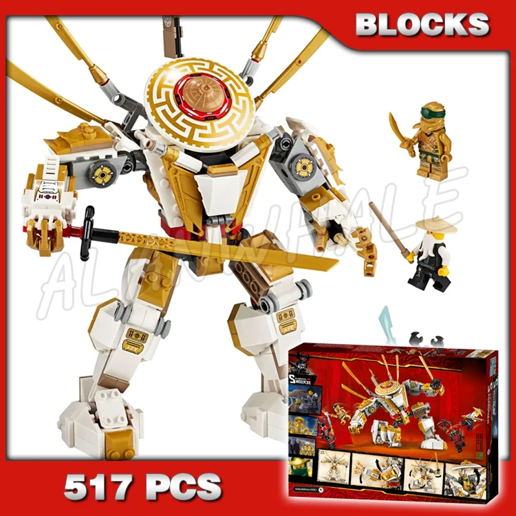 517 шт., набор строительных блоков Shinobi Legacy Golden Mech Temple of светильник Stone Army Scout 11492, подарки, совместимы с моделью
517 шт., набор строительных блоков Shinobi Legacy Golden Mech Temple of светильник Stone Army Scout 11492, подарки, совместимы с моделью