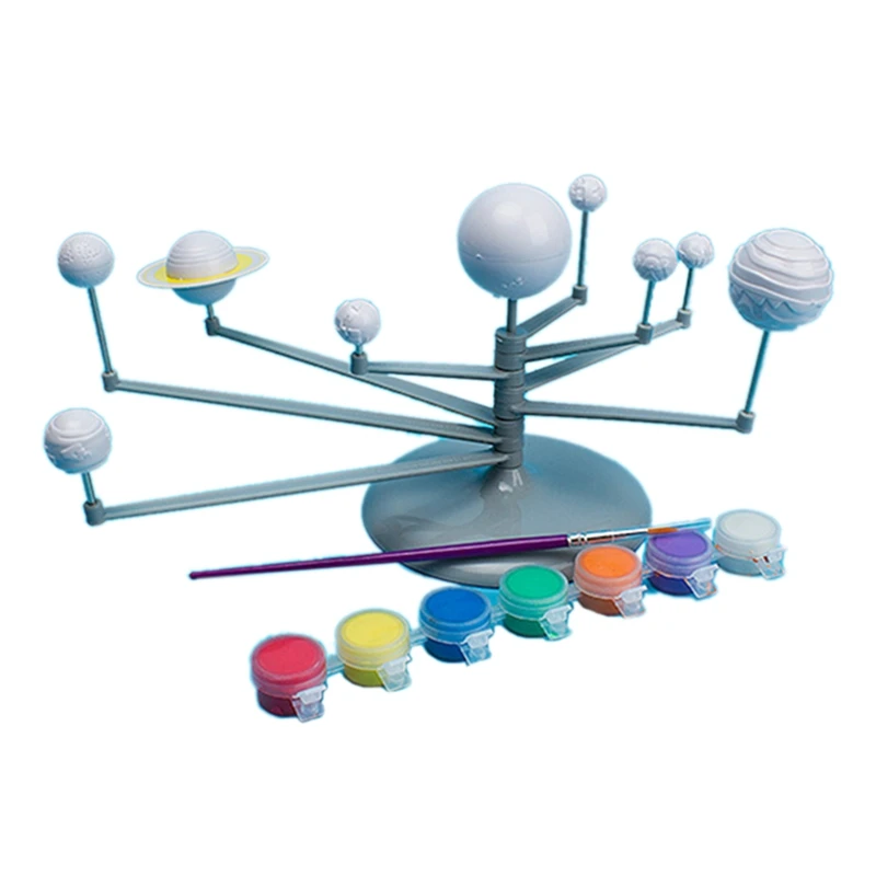 Solar System Model Child Science And Technology Learning Solar System Planet Teaching Assembly Coloring DIY Toys
Solar System Model Child Science And Technology Learning Solar System Planet Teaching Assembly Coloring DIY Toys