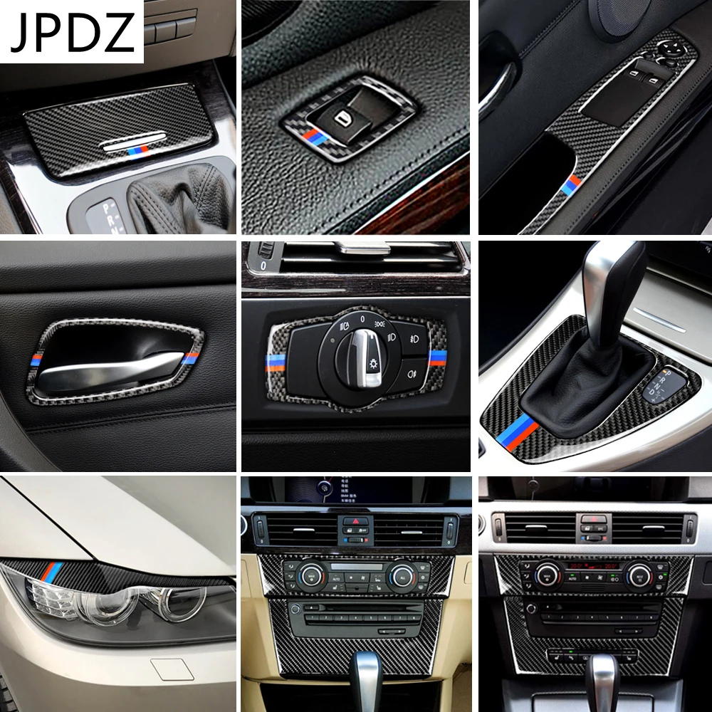 True Carbon Fiber Car Interior Center Control CD Panel Frame Cover Sticker Trim For BMW 3 Series E90 E92 E93 
True Carbon Fiber Car Interior Center Control CD Panel Frame Cover Sticker Trim For BMW 3 Series E90 E92 E93